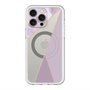 スリムプロテクションプレミアムケース with MagSafe［ マーブルトライアングルパレット - Purple ］