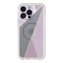 スリムプロテクションプレミアムケース with MagSafe［ マーブルトライアングルパレット - Purple ］