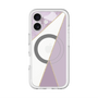 スリムプロテクションプレミアムケース with MagSafe［ マーブルトライアングルパレット - Purple ］