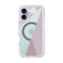 スリムプロテクションプレミアムケース with MagSafe［ マーブルトライアングルパレット - Purple ］