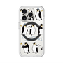 スリムプロテクションプレミアムケース with MagSafe［ キュートペンギンマーチ ］