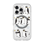スリムプロテクションプレミアムケース with MagSafe［ キュートペンギンマーチ ］