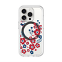 スリムプロテクションプレミアムケース with MagSafe［ 北欧フラワーバード ］