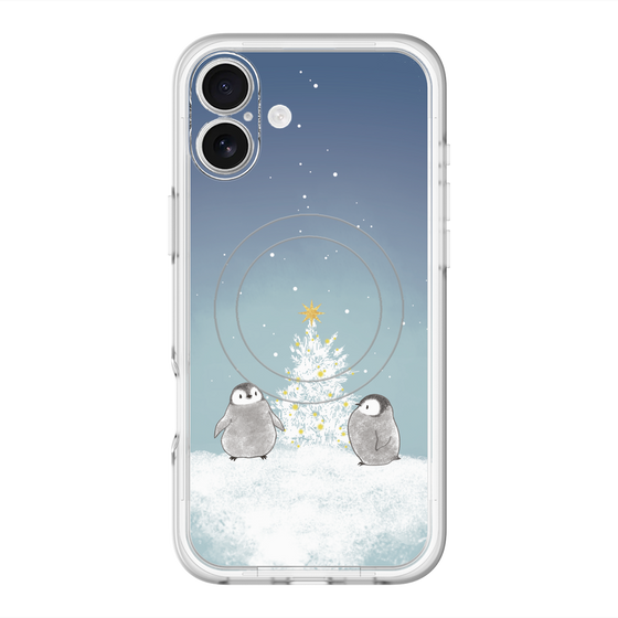 スリムプロテクションプレミアムケース with MagSafe［ 静かなペンギンの夜 ］