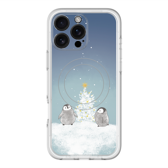 スリムプロテクションプレミアムケース with MagSafe［ 静かなペンギンの夜 ］