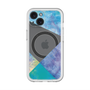 スリムプロテクションプレミアムケース with MagSafe［ 朝焼けパステルパレット - Blue ］