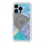 スリムプロテクションプレミアムケース with MagSafe［ 朝焼けパステルパレット - Blue ］