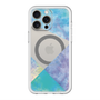 スリムプロテクションプレミアムケース with MagSafe［ 朝焼けパステルパレット - Blue ］