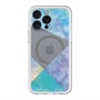 スリムプロテクションプレミアムケース with MagSafe［ 朝焼けパステルパレット - Blue ］