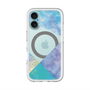 スリムプロテクションプレミアムケース with MagSafe［ 朝焼けパステルパレット - Blue ］