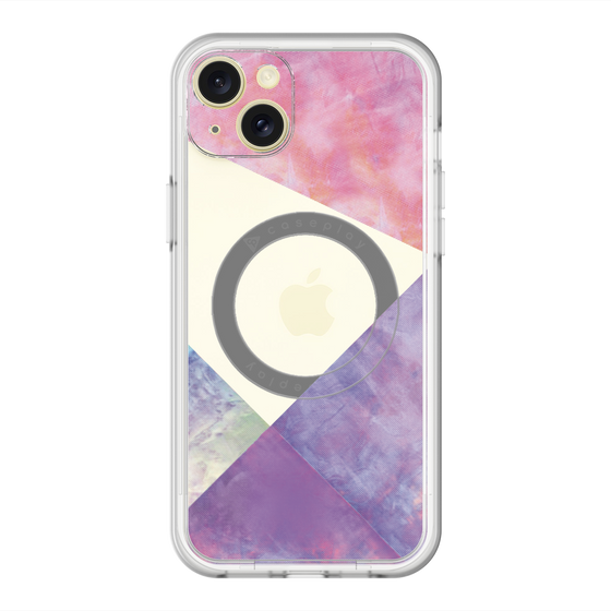 スリムプロテクションプレミアムケース with MagSafe［ 朝焼けパステルパレット - Purple ］