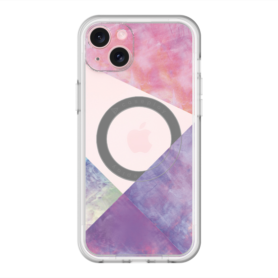 スリムプロテクションプレミアムケース with MagSafe［ 朝焼けパステルパレット - Purple ］