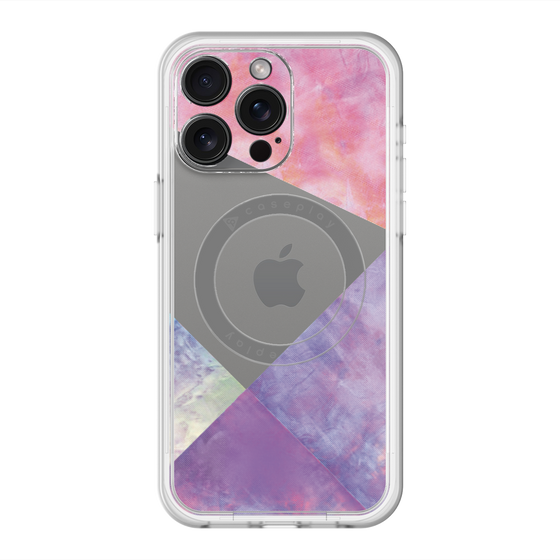 スリムプロテクションプレミアムケース with MagSafe［ 朝焼けパステルパレット - Purple ］