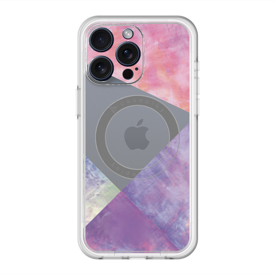 スリムプロテクションプレミアムケース with MagSafe［ 朝焼けパステルパレット - Purple ］
