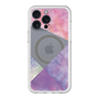 スリムプロテクションプレミアムケース with MagSafe［ 朝焼けパステルパレット - Purple ］