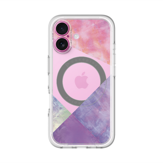 スリムプロテクションプレミアムケース with MagSafe［ 朝焼けパステルパレット - Purple ］