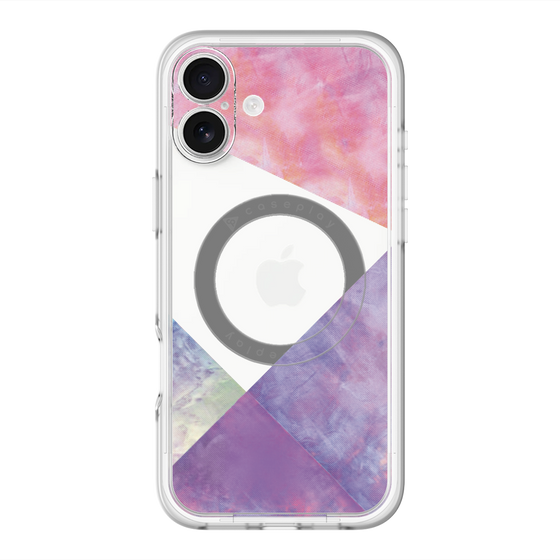 スリムプロテクションプレミアムケース with MagSafe［ 朝焼けパステルパレット - Purple ］