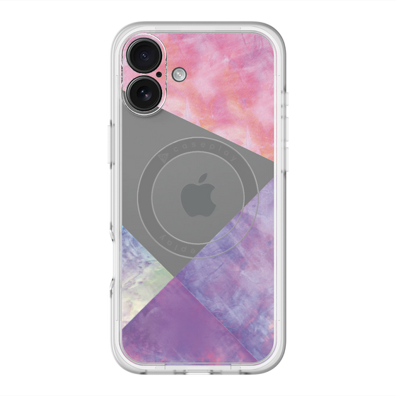スリムプロテクションプレミアムケース with MagSafe［ 朝焼けパステルパレット - Purple ］