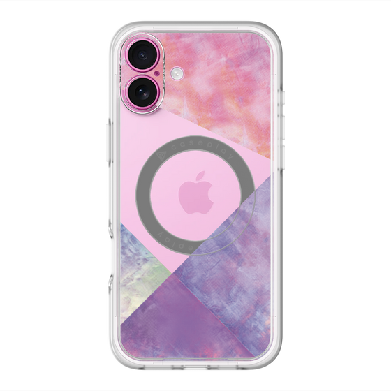 スリムプロテクションプレミアムケース with MagSafe［ 朝焼けパステルパレット - Purple ］