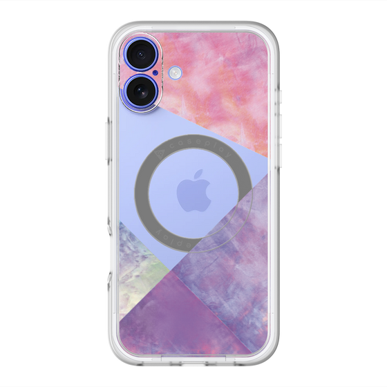 スリムプロテクションプレミアムケース with MagSafe［ 朝焼けパステルパレット - Purple ］