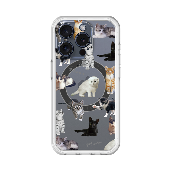 スリムプロテクションプレミアムケース with MagSafe［ キャットコレクション ］