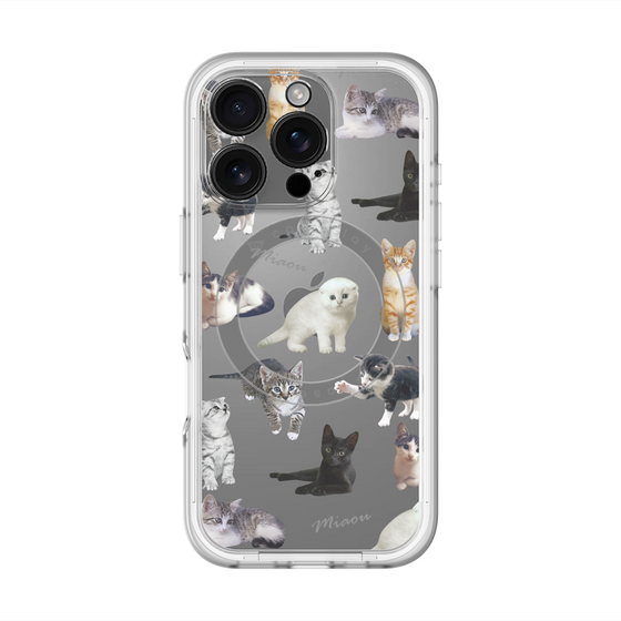 スリムプロテクションプレミアムケース with MagSafe［ キャットコレクション ］