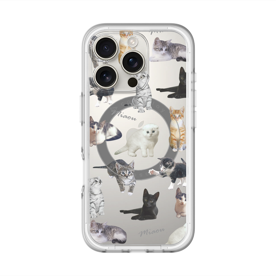 スリムプロテクションプレミアムケース with MagSafe［ キャットコレクション ］