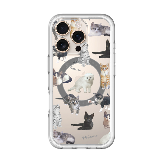 スリムプロテクションプレミアムケース with MagSafe［ キャットコレクション ］