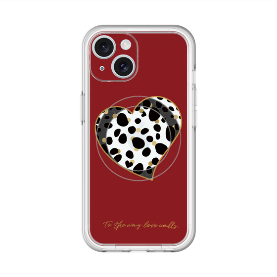 スリムプロテクションプレミアムケース with MagSafe［ ダルメシアンハート ］