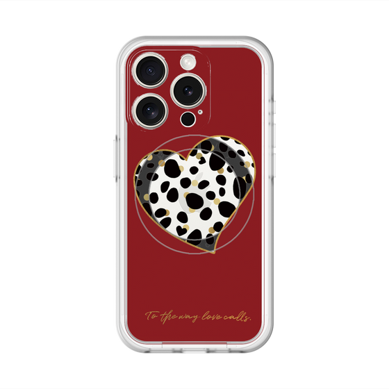 スリムプロテクションプレミアムケース with MagSafe［ ダルメシアンハート ］