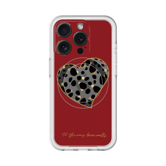 スリムプロテクションプレミアムケース with MagSafe［ ダルメシアンハート ］