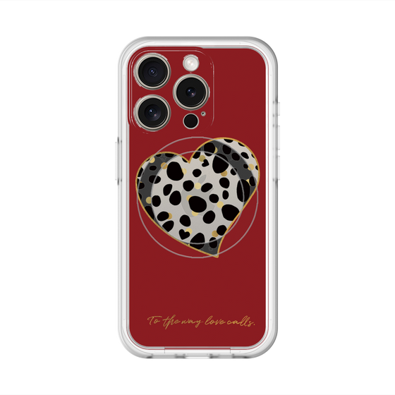 スリムプロテクションプレミアムケース with MagSafe［ ダルメシアンハート ］