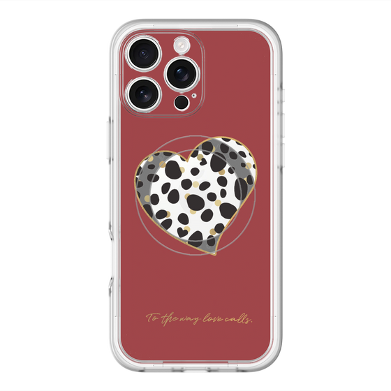スリムプロテクションプレミアムケース with MagSafe［ ダルメシアンハート ］