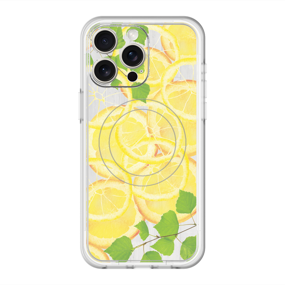 スリムプロテクションプレミアムケース with MagSafe［ レモン ］