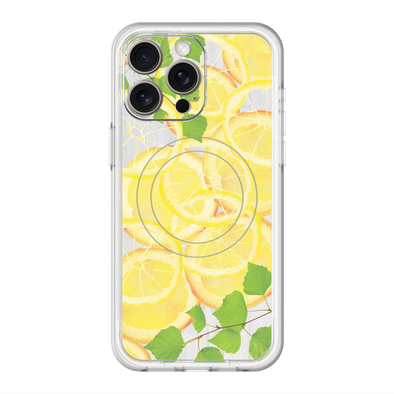 スリムプロテクションプレミアムケース with MagSafe［ レモン ］