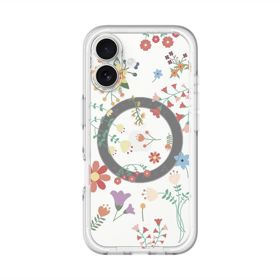 スリムプロテクションプレミアムケース with MagSafe［ キュートな花柄 ］
