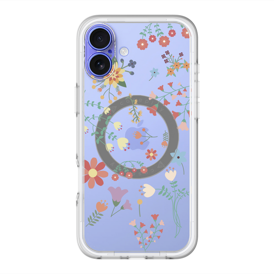 スリムプロテクションプレミアムケース with MagSafe［ キュートな花柄 ］