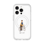 スリムプロテクションプレミアムケース with MagSafe［ Dont stop - White ］