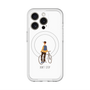 スリムプロテクションプレミアムケース with MagSafe［ Dont stop - White ］