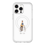 スリムプロテクションプレミアムケース with MagSafe［ Dont stop - White ］
