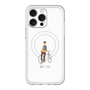 スリムプロテクションプレミアムケース with MagSafe［ Dont stop - White ］