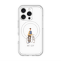 スリムプロテクションプレミアムケース with MagSafe［ Dont stop - White ］