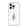 スリムプロテクションプレミアムケース with MagSafe［ Dont stop - White ］