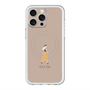 スリムプロテクションプレミアムケース with MagSafe［ Never Mind - Beige ］