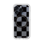 スリムプロテクションプレミアムケース with MagSafe［ 市松模様 - Black ］