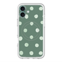 スリムプロテクションプレミアムケース with MagSafe［ 水彩ドット・レトロカラー - Green ］