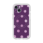スリムプロテクションプレミアムケース with MagSafe［ 水彩ドット・レトロカラー - Purple ］