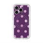 スリムプロテクションプレミアムケース with MagSafe［ 水彩ドット・レトロカラー - Purple ］