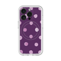 スリムプロテクションプレミアムケース with MagSafe［ 水彩ドット・レトロカラー - Purple ］