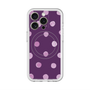 スリムプロテクションプレミアムケース with MagSafe［ 水彩ドット・レトロカラー - Purple ］